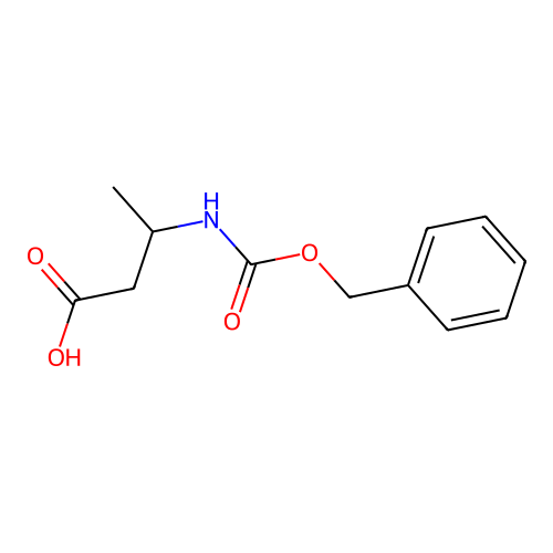 3-{[(Benzyloxy)carbonyl]amino}butanoic acid structure
