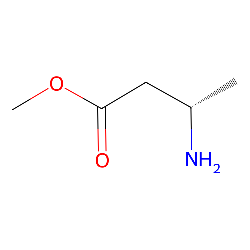 Methyl (3S)-3-aminobutanoate structure