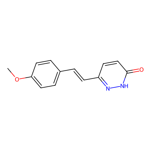 6-(4-Methoxystyryl)pyridazin-3-ol structure