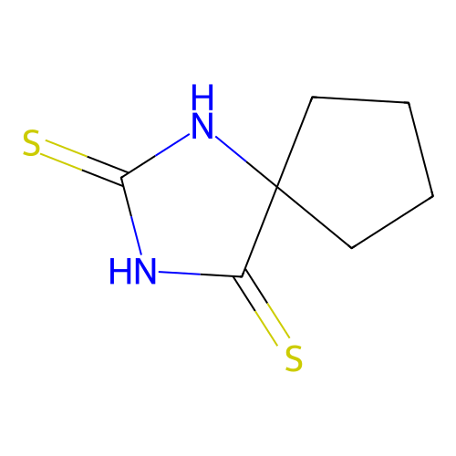 1,3-Diazaspiro(4.4)nona-1,3-diene-2,4-dithiol structure