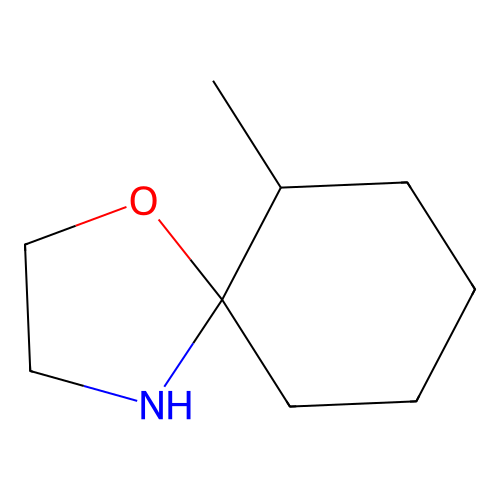 1-Oxa-4-azaspiro(4.5)decane, 6-methyl- structure