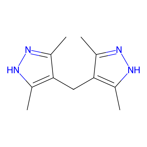 1H-Pyrazole, 4,4'-methylenebis[3,5-dimethyl- structure