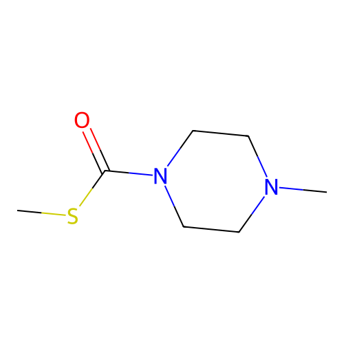 s-Methyl 4-methylpiperazine-1-carbothioate structure