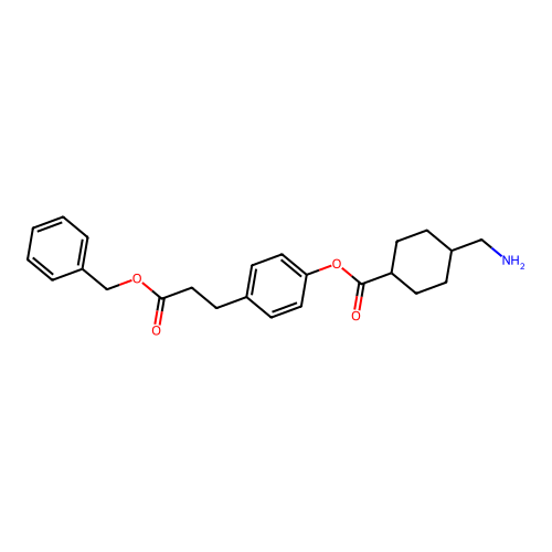 Benzyl cetraxate structure