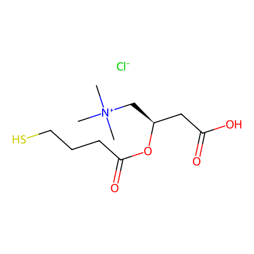 4-Mercaptobutyrylcarnitine chloride structure