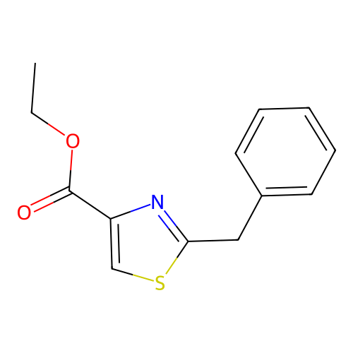 Ethyl 2-benzylthiazole-4-carboxylate structure