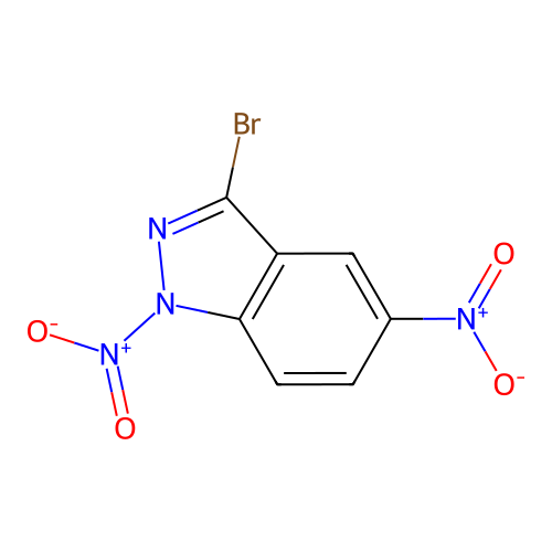 3-Bromo-1,5-dinitroindazole structure