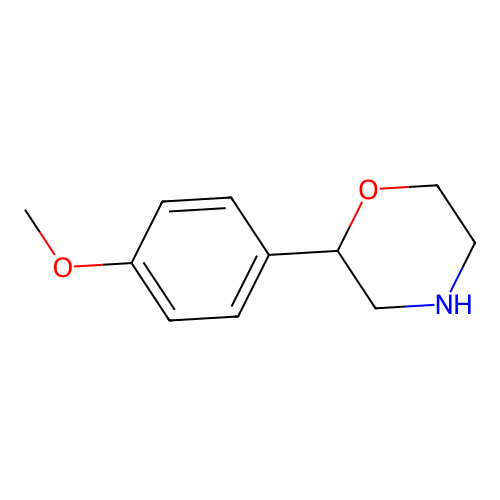2-(4-Methoxyphenyl)morpholine structure