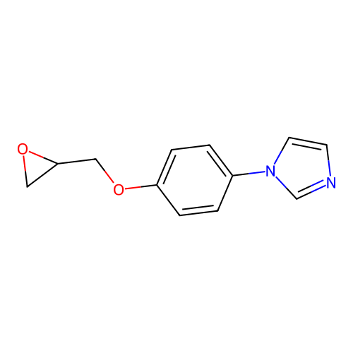 1-(4-Oxiranylmethoxy-phenyl)-1h-imidazole structure