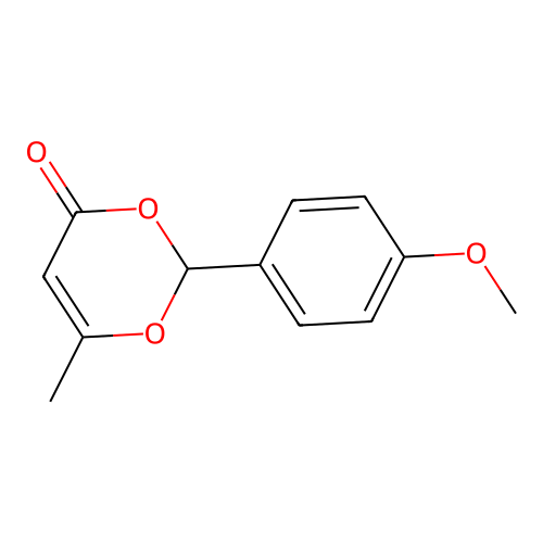 2-(4-Methoxyphenyl)-6-methyl-1,3-dioxin-4-one structure