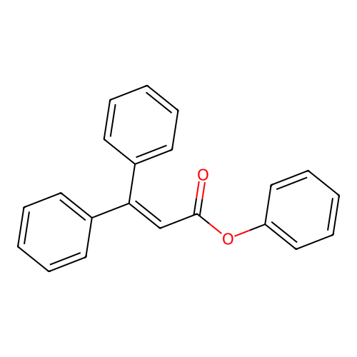 Phenyl 3,3-diphenylprop-2-enoate structure