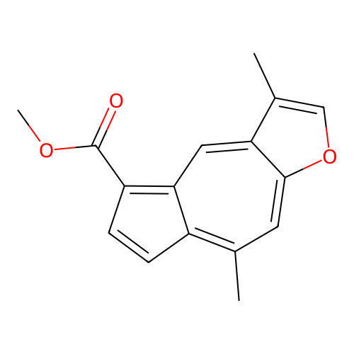 11-Carbomethoxylinderazulene structure