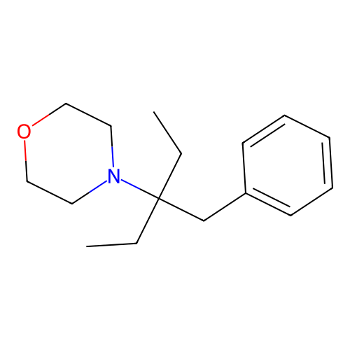 4-(3-Benzylpentan-3-yl)morpholine structure