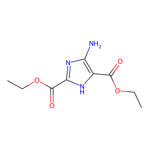 diethyl 4-amino-1H-imidazole-2,5-dicarboxylate structure