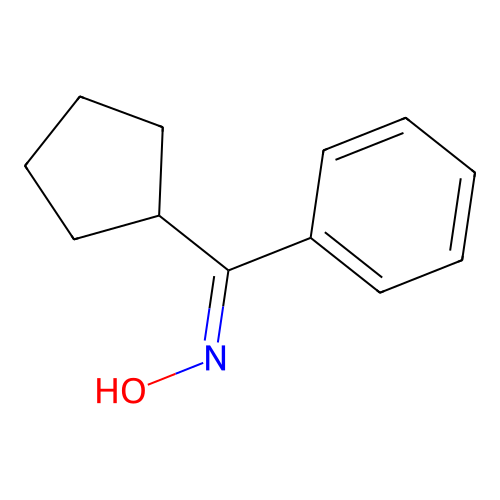 N-[环戊基(苯基)亚甲基]羟胺 structure