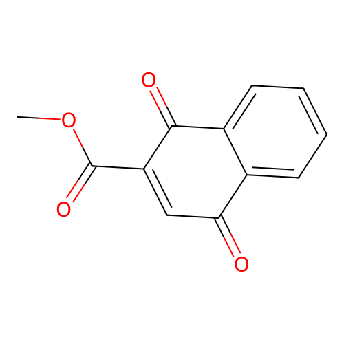2-Naphthalenecarboxylic acid, 1,4-dihydro-1,4-dioxo-, methyl ester structure