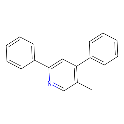 5-Methyl-2,4-diphenylpyridine structure
