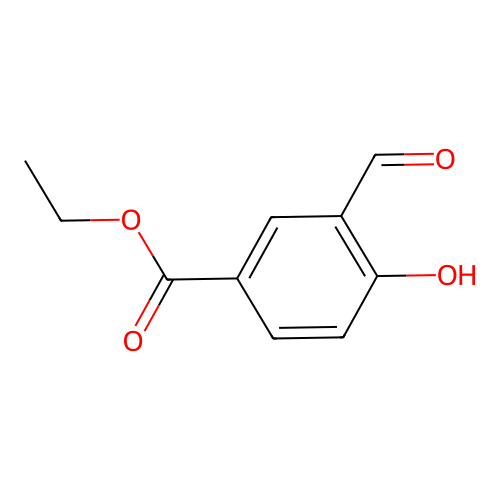Ethyl 3-formyl-4-hydroxybenzoate structure
