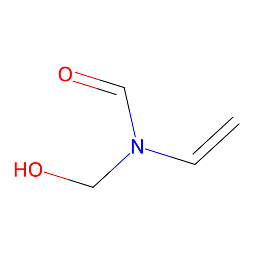 N-(Hydroxymethyl)-N-vinylformamide structure