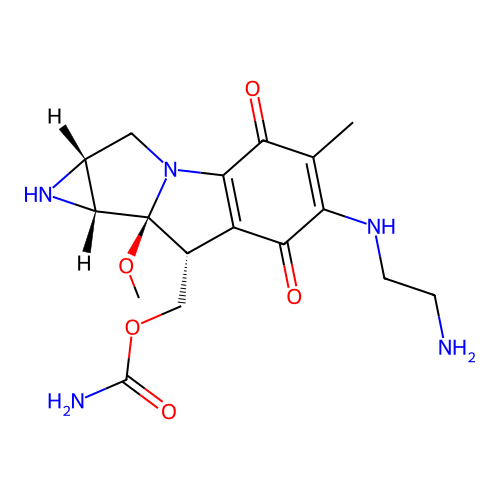 Mitomycin C derivative structure
