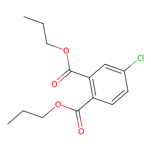 Dipropyl 4-chlorobenzene-1,2-dicarboxylate structure