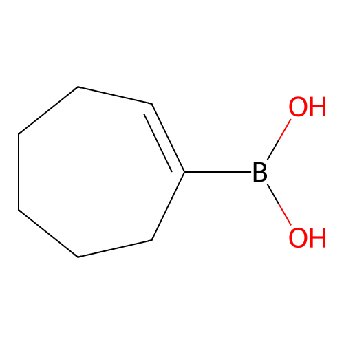 Cyclohepten-1-ylboronic acid structure