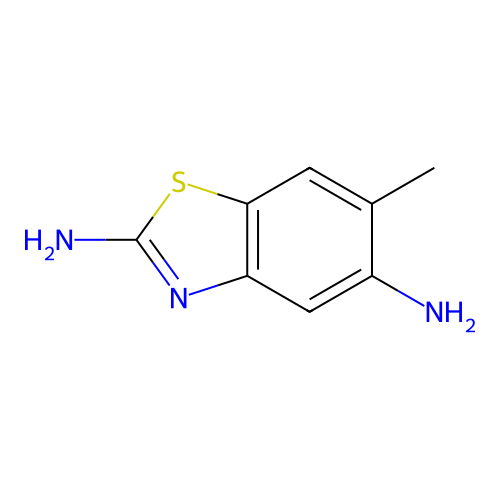 6-Methyl-1,3-benzothiazole-2,5-diamine structure