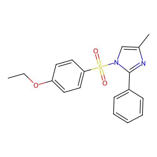 1-[(4-Ethoxyphenyl)sulfonyl]-4-methyl-2-phenylimidazole structure