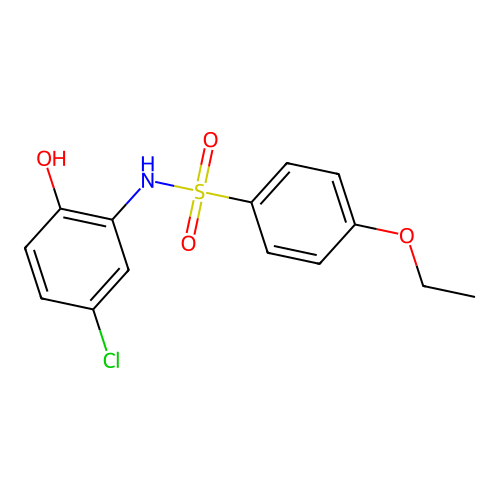 N-(5-chloro-2-hydroxyphenyl)-4-ethoxybenzenesulfonamide structure