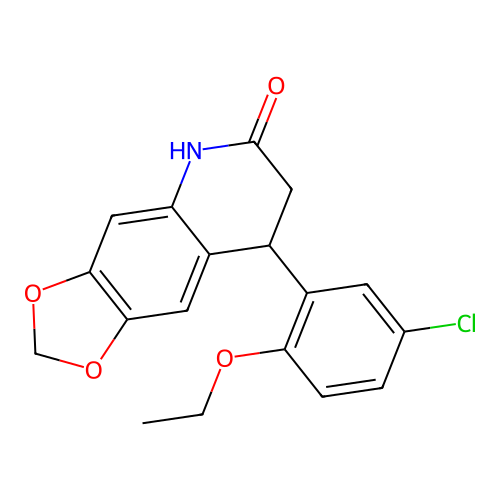 8-(5-chloro-2-ethoxyphenyl)-7,8-dihydro[1,3]dioxolo[4,5-g]quinolin-6(5H)-one structure