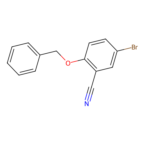 2-(Benzyloxy)-5-bromobenzonitrile structure
