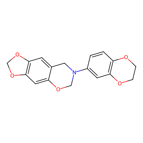 7-(2,3-dihydro-1,4-benzodioxin-6-yl)-6,8-dihydro-[1,3]dioxolo[4,5-g][1,3]benzoxazine structure