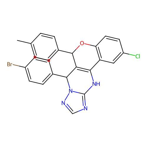 C25H18BrClN4O structure