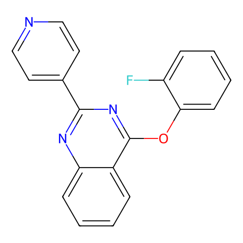 4-(2-Fluorophenoxy)-2-(pyridin-4-yl)quinazoline structure