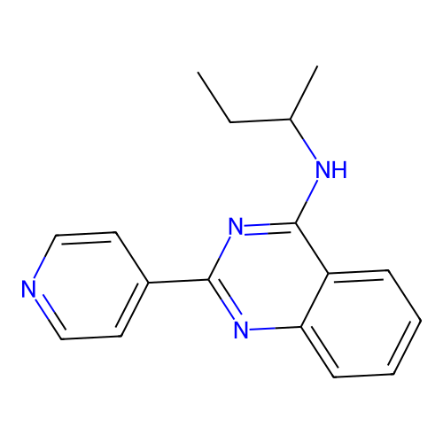 N-(butan-2-yl)-2-(pyridin-4-yl)quinazolin-4-amine structure