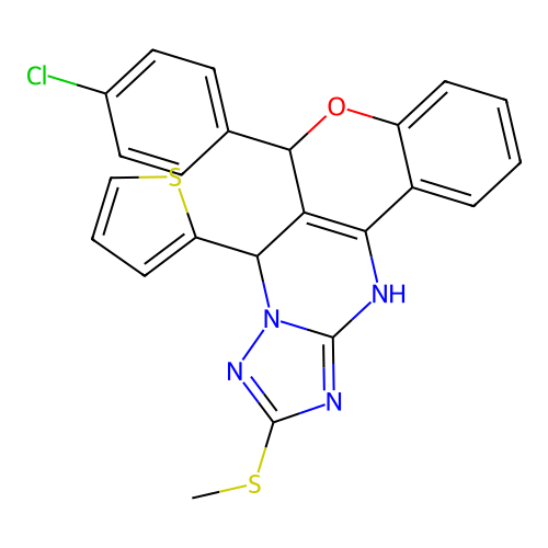C23H17ClN4OS2 structure