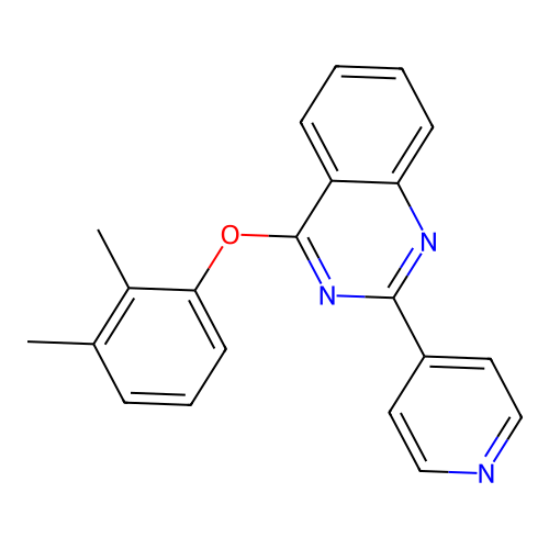 4-(2,3-Dimethylphenoxy)-2-(pyridin-4-yl)quinazoline structure