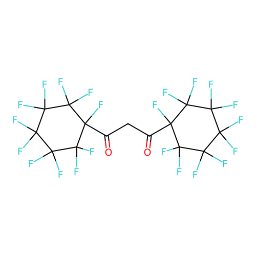 1,3-Bis(perfluorocyclohexyl)-1,3-propanedione structure