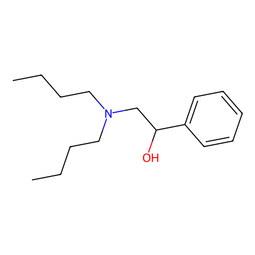 2-N,N-Dibuamino-1-phenylethanol structure