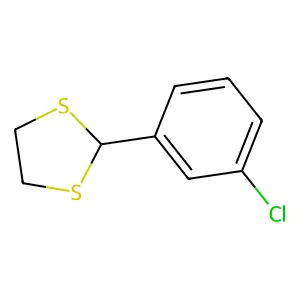 2-(间氯苯基)-1,3-二硫杂环戊烷 structure