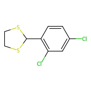 2-(2,4-二氯苯基)-1,3-二硫杂环戊烷 structure