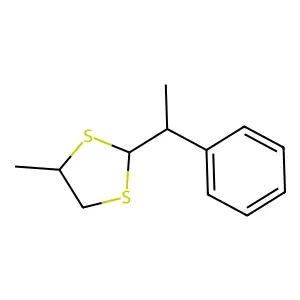 2-(α-甲基苄基)-4-甲基-1,3-二硫杂环戊烷 structure