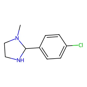 2-(4-Chlorophenyl)-1-methylimidazolidine structure