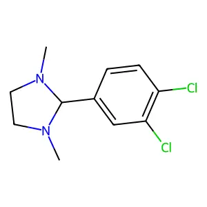 Imidazolidine, 2-(3,4-dichlorophenyl)-1,3-dimethyl- structure