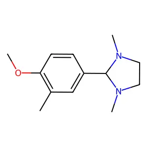 Imidazolidine, 1,3-dimethyl-2-(4-methoxy-m-tolyl)- structure
