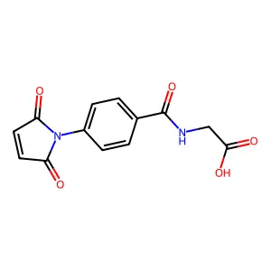 4-马来酰亚胺基马尿酸 structure