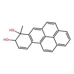 Benzo(a)pyrene-7,8-diol, 7,8-dihydro-7-methyl-, (7R-trans)- structure
