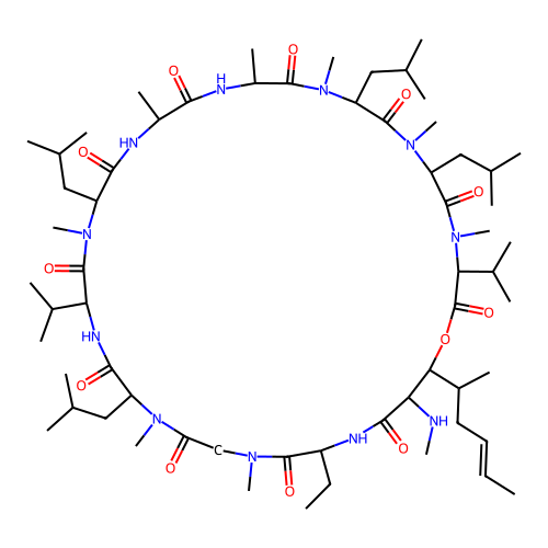 Isocyclosporin A (9CI) structure