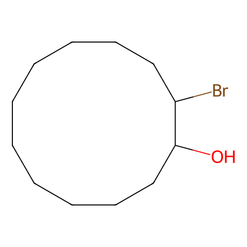 2-Bromocyclododecan-1-ol structure