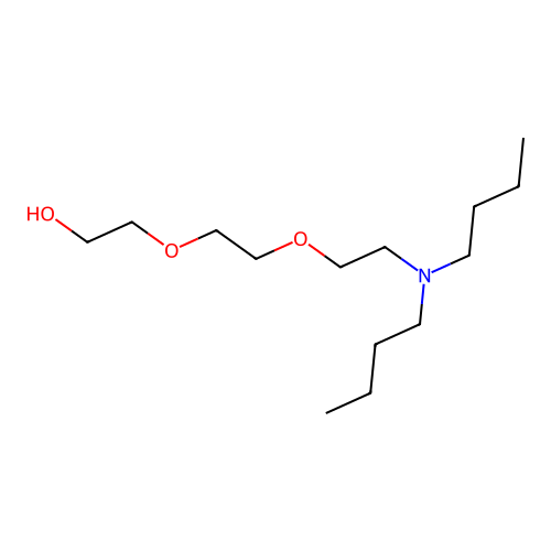 9-butyl-3,6-dioxa-9-azatridecanol structure